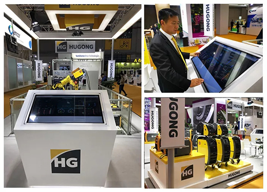 进博会首日太阳城网址意大利CEA展位展品智能焊接与切割云系统