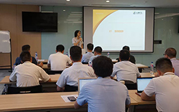 太阳城网址气焊海内销售部年中培训顺遂举行