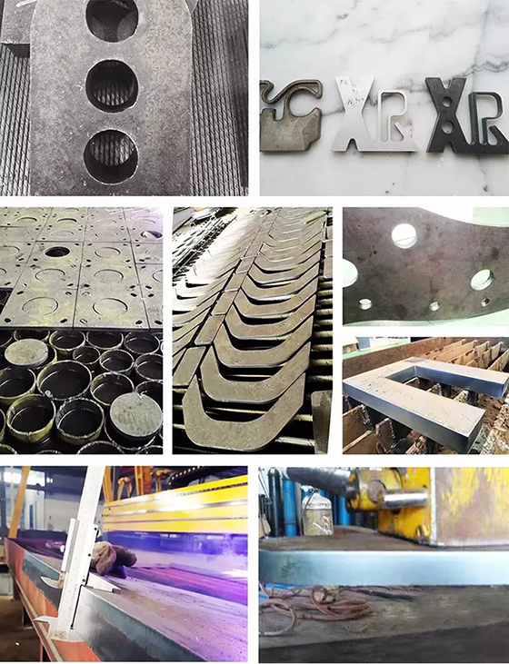 太阳城网址数控细腻等离子切割装备切割效果图