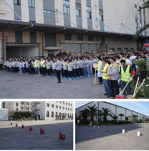 上；Ｌ舫峭防殖删傩2019年上半年消防演习